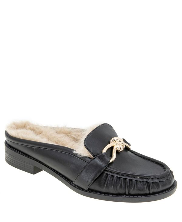 ビーシビージー レディース シューズ サンダル BCBG Women's Kaara-2 Black Fur Black fur ブラック