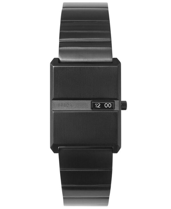 ブレダ レディース アクセサリー 腕時計 Tシャツ BREDA Women's 'Pulse' Black Plated Stainlessteel Bracelet Watch 26mmidnight ブラック