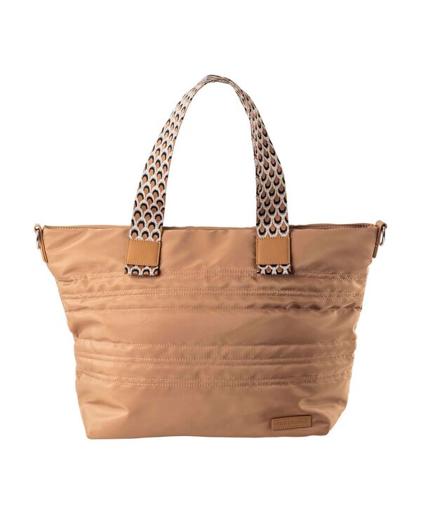 アーバンオリジナルス レディース バッグ ナイロン Urban Originals Hear The Music Nylon Tote Bag Sand サンド｜ReVida 店