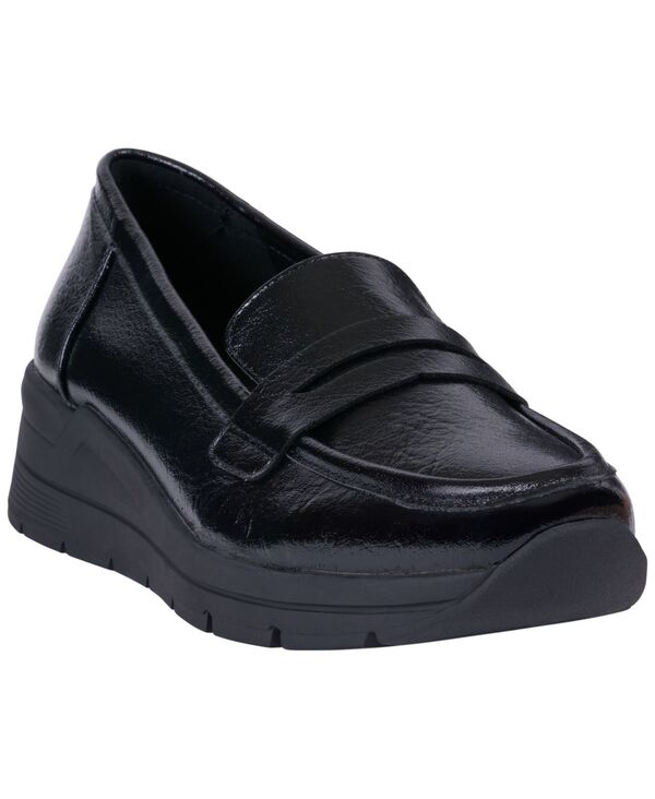 ジーシーシューズ レディース パンプス 置き目毛革 GC Shoes Women\u0027s Esther Slip-On Loafers Black 黒いこと