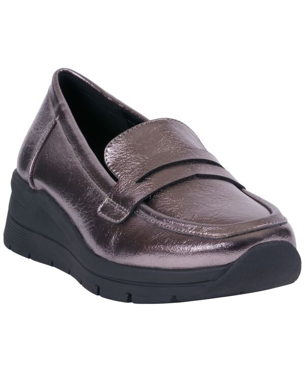 ジーシーシューズ レディース パンプス 置き目毛革 GC Shoes Women\u0027s Esther Slip-On Loafers Pewter ピューター