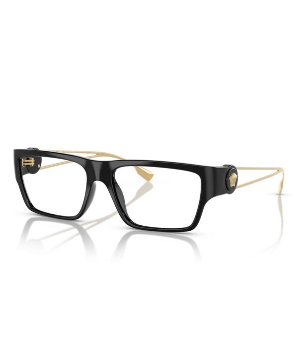 ヴェルサーチ メンズ 添え物 サングラス・アイウェア Versace Men\u0027s Eyeglasses VE3359 Black 黒いこと