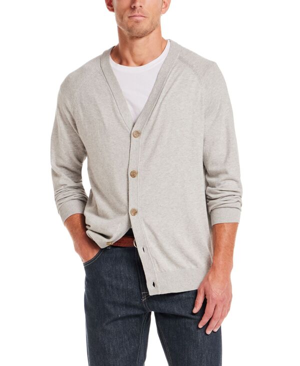 ウェザープルーフ メンズ アウター ニット・セーター Vネック カーディガン Weatherproof Vintage Men's V-Neck Cardigan Silver Heather ヘザー 16,485円