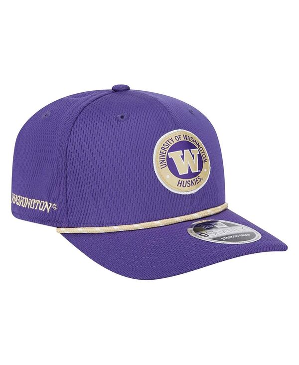 ニューエラ メンズ アクセサリー 帽子 New Era Men's Purple Washington Huskies COOLERA 9SEVENTY Rope Stretch-Snap Hat Purple パープル 9,926円