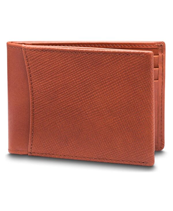 ボスカ メンズ アクセサリー 財布 Bosca Men'saffiano Hall Pass Bifold Wallet with Rfid Brown ブラウン