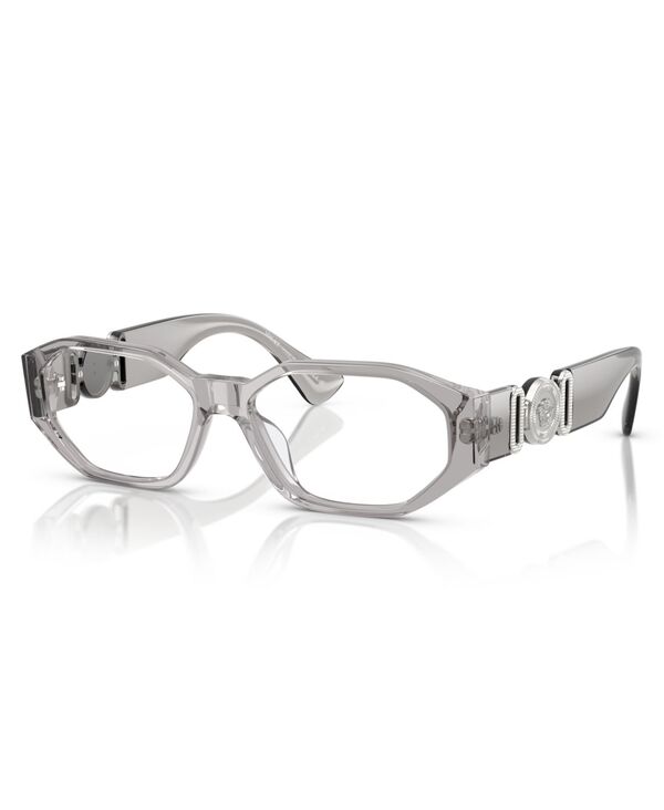 ヴェルサーチ メンズ 添え物 サングラス・アイウェア Versace Men\u0027s Biggieyeglasses VE3320U Gray Transparent 薄墨色