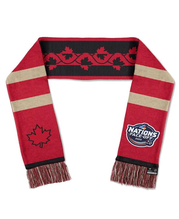 ファナティクス メンズ アクセサリー マフラー・ストール・スカーフ Fanatics Men's Canada 2025 4 Nations Face-Off Team Scarf Athletic Red レッド|ReVida 店