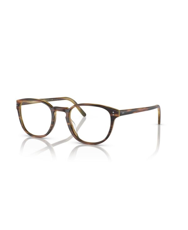 オリバーピープルズ メンズ 佩び物 サングラス・アイウェア Oliver Peoples Men\u0027s Fairmont Eyeglasses OV5219 Amaretto Striped Honey 縞模様