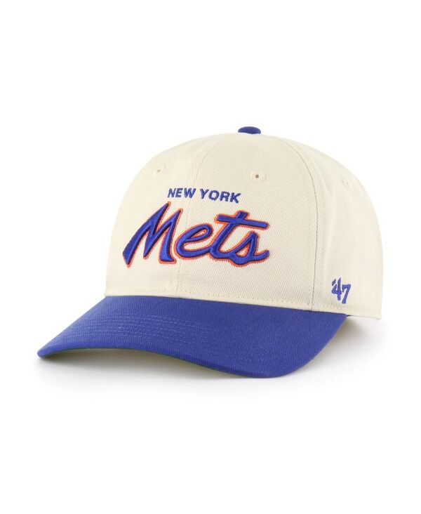 47 ブランド メンズ アクセサリー 帽子 '47 Brand Men's Natural New York Mets Crosstown Franchise Fitted Hat Natural