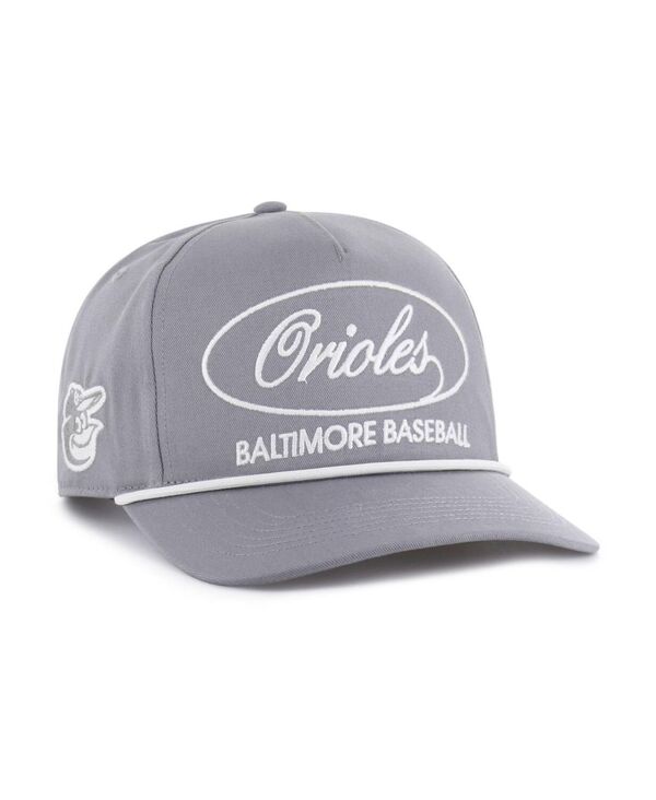 47 ブランド メンズ アクセサリー 帽子 '47 Brand Men's Gray Baltimore Orioles Foundational Hitch Adjustable Hat Gray グレー