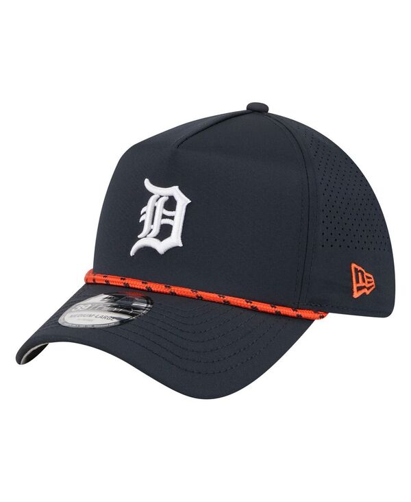 ニューエラ メンズ アクセサリー 帽子 New Era Men's Navy Detroitigers 39THIRTY A-Frame Perforated Flex Hat Navy ネイビー