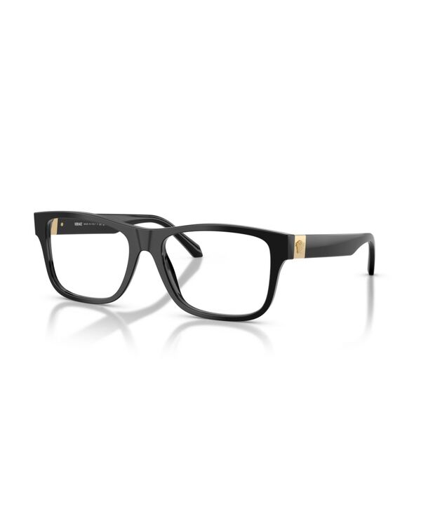 ヴェルサーチ メンズ 添え物 サングラス・アイウェア Versace Men\u0027squareyeglasses VE3380 Black 黒いこと