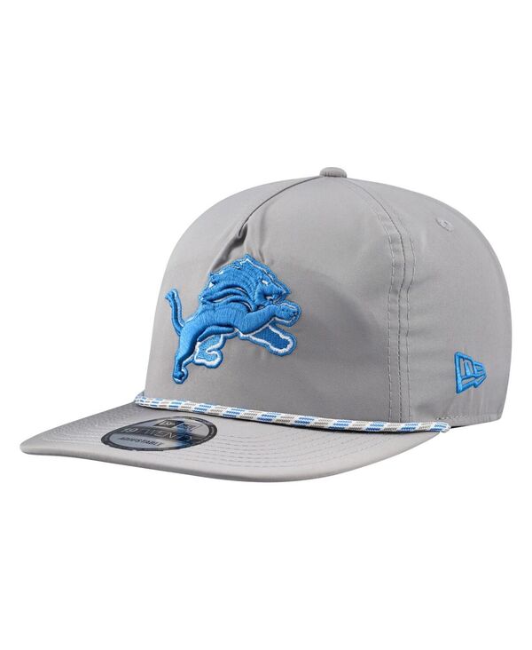 ニューエラ メンズ アクセサリー 帽子 New Era Men'silver Detroit Lions Rope 19TWENTY Hat Silver シルバー|ReVida 店
