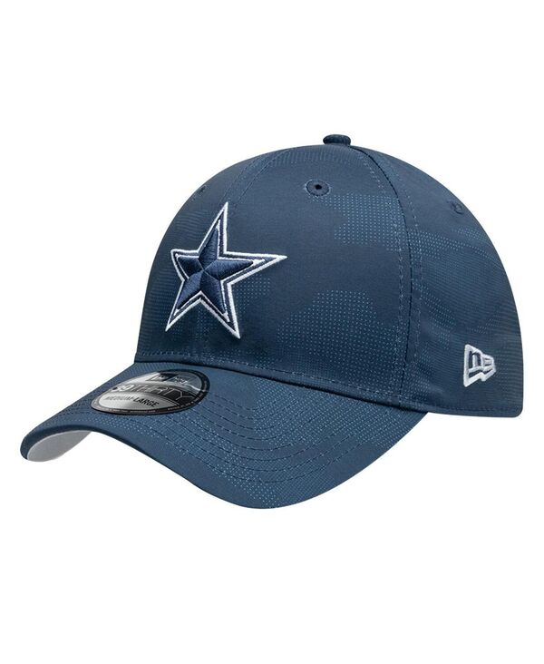 ニューエラ メンズ アクセサリー 帽子 New Era Men's Navy Dallas Cowboys Tonal Camo 39THIRTY Flex Hat Navy ネイビー｜ReVida 店 9,786円