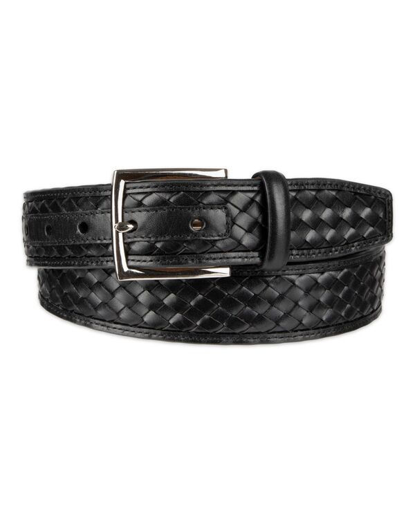 電話を掛けるハーン メンズ 付属品 胴締め なめし革 Cole Haan Men\u0027s Woven Inlay Leather Dress Belt Black 黒いこと