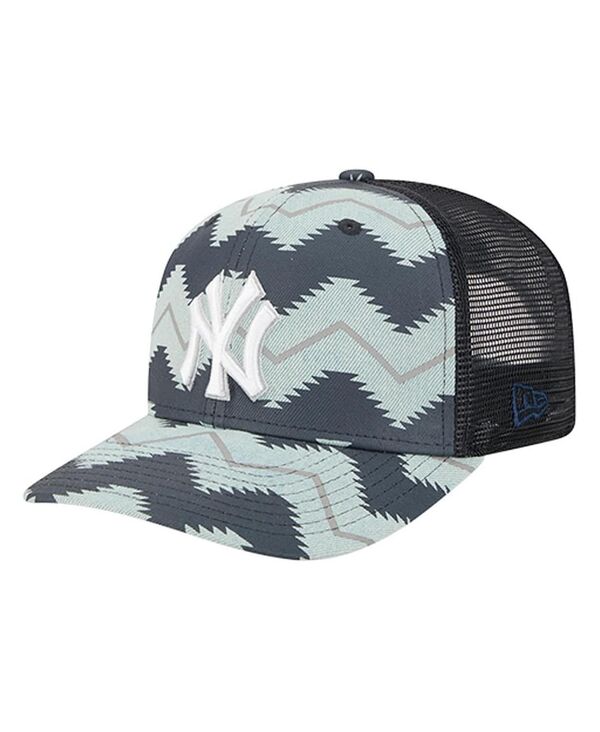 ニューエラ メンズ アクセサリー 帽子 デニム New Era Men's Denim/Navy New York Yankees Aztec Denim 9SEVENTY Adjustable Hat Denim Navy ネイビー