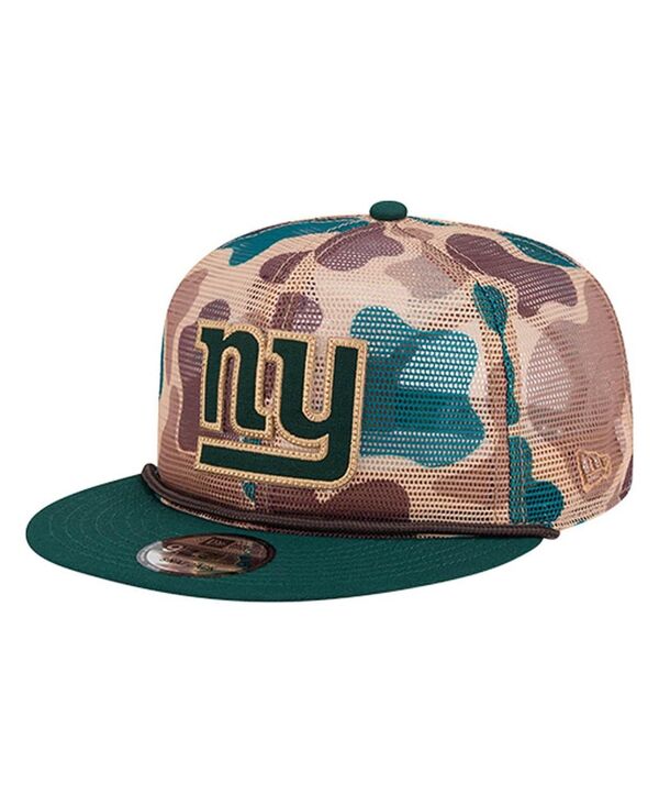 ニューエラ メンズ アクセサリー 帽子 New Era Men's Camo New York Giants Duck Camo 9FIFTY Snapback Hat Camo Green グリーン
