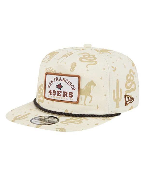 ニューエラ メンズ アクセサリー 帽子 New Era Men's Cream San Francisco 49ers Desert Rose 19TWENTY Adjustable Hat Cream クリーム