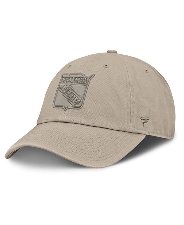 ファナティクス メンズ アクセサリー 帽子 Fanatics Men's Tanew York Rangers Authentic Proadjustable Hatan タン
