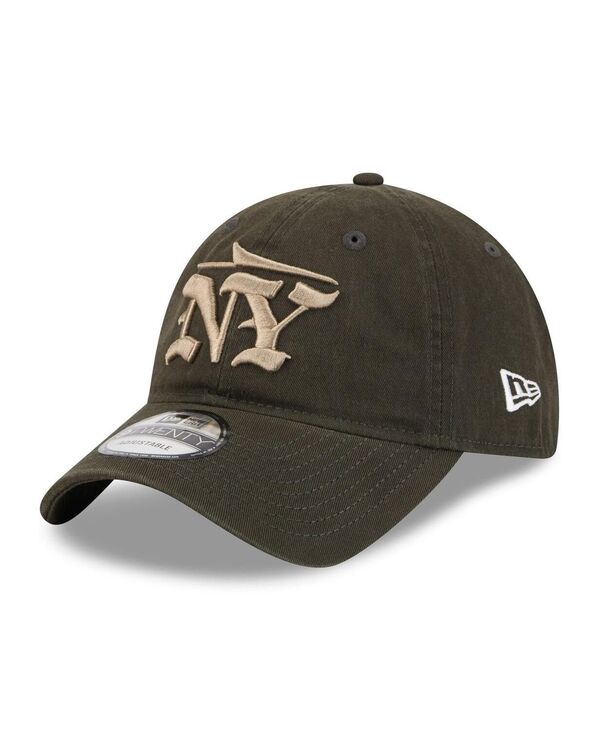 ニューエラ メンズ アクセサリー 帽子 New Era Men's Gotham Greenew York Jets 2025 Rivalries Collection Team 9TWENTY Adjustable Hat Dark Green グリーン