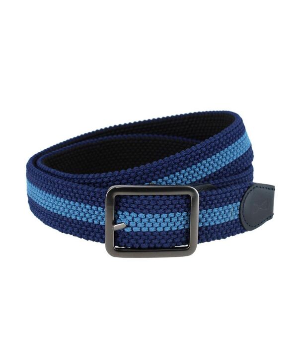 トラファルガー メンズ 付属品 胴締め TRAFALGAR Men\u0027s Arturo Black and Blue Striped Reversible Braided Casual Golf Belt Black/blue stripes 黒いこと
