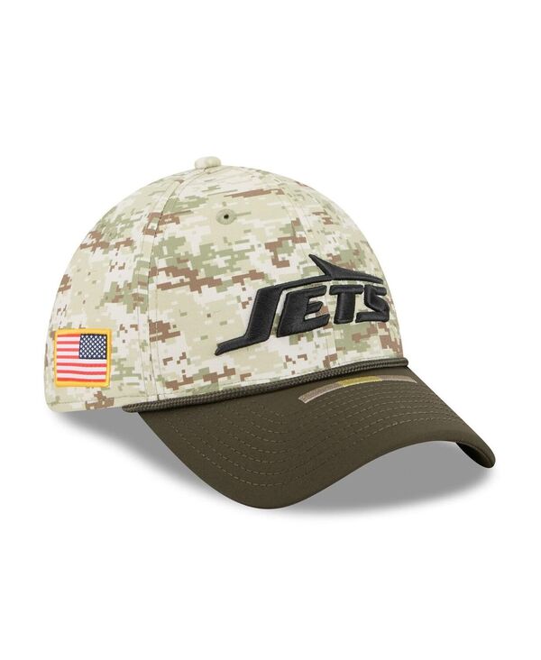 ニューエラ メンズ アクセサリー 帽子 New Era Men's Camo New York Jets 2025 Salute to Service 39THIRTY Flex Hat Camo