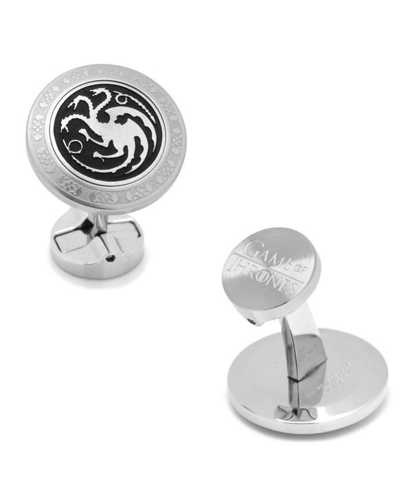 カフリンクス メンズ アクセサリー カフスボタン Tシャツ Cufflinks Inc. Targaryen Filigree Stainlessteel Cufflinks Black ブラック