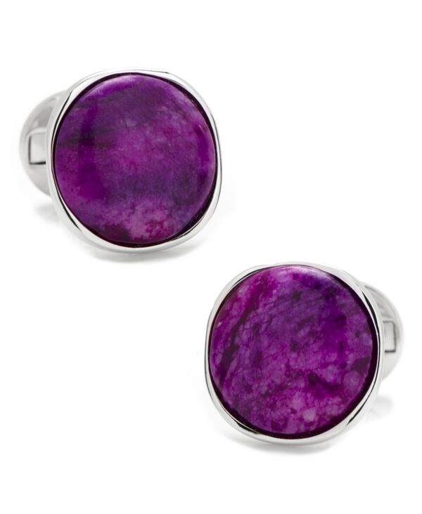 カフリンクス メンズ アクセサリー カフスボタン Cufflinks Inc. Sterling Classic Round Sugilite Nebula Cufflinksilver シルバー