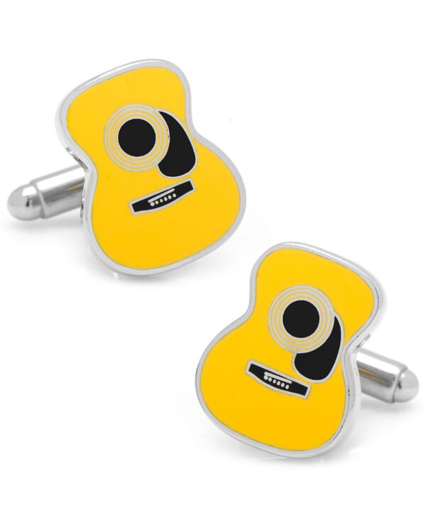カフリンクス メンズ アクセサリー カフスボタン Cufflinks Inc. Guitar Cufflinks Yellow イエロー