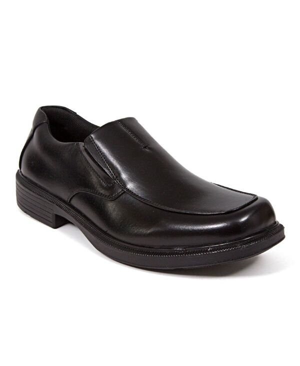 ディアースタッグス メンズ シューズ スリッポン・ローファー DEER STAGS Men's Coney Dress Casual Memory Foam Cushioned Comfort Slip-On Loafers Black ブラック
