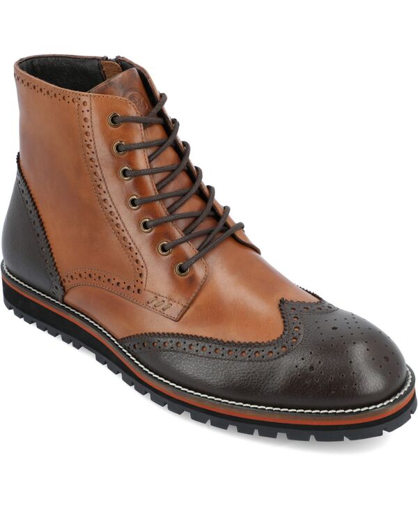 トーマスアンドバイン メンズ シューズ ブーツ・レインブーツ アンクル レース Thomas & Vine Men's Elijah Tru Comfort Foam Lace Up Ankle Boots Tan タン