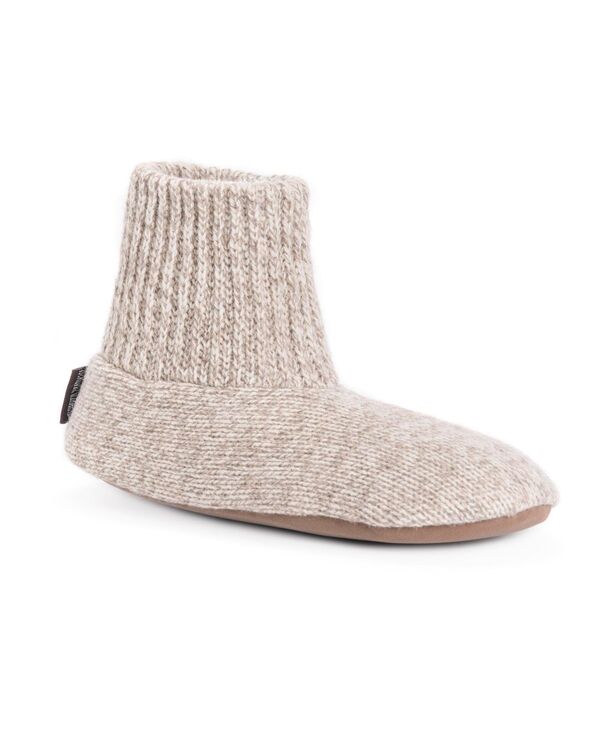 ムクルクス メンズ シューズ サンダル ウール MUK LUKS Men's Morty Ragg Wool Slippers Natural