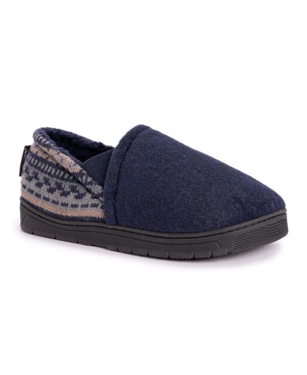 ムクルクス メンズ シューズ サンダル MUK LUKS Men's Kristof Slippers Navy ネイビー|ReVida 店