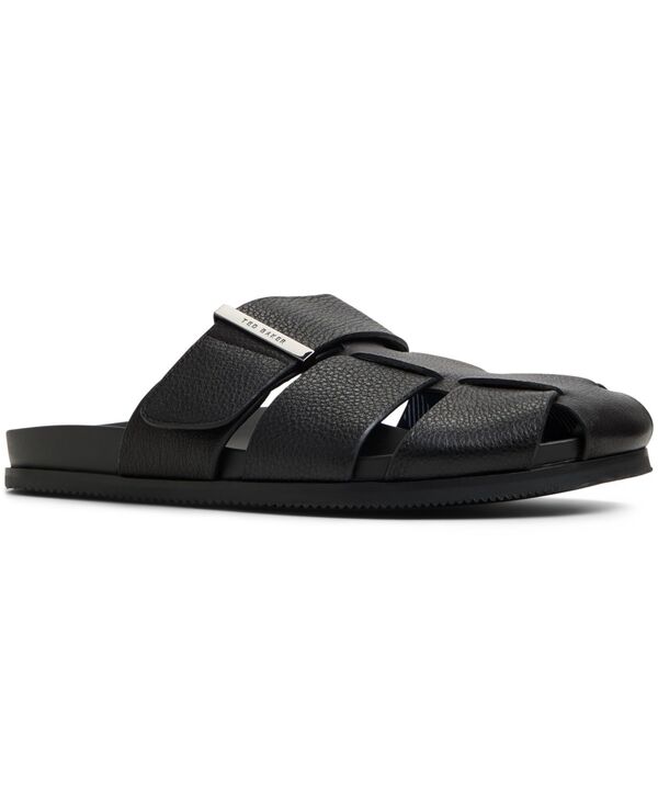 テッドベーカー メンズ シューズ スリッポン・ローファー サンダル Ted Baker Men's Brixham Slip On Sandals Black ブラック