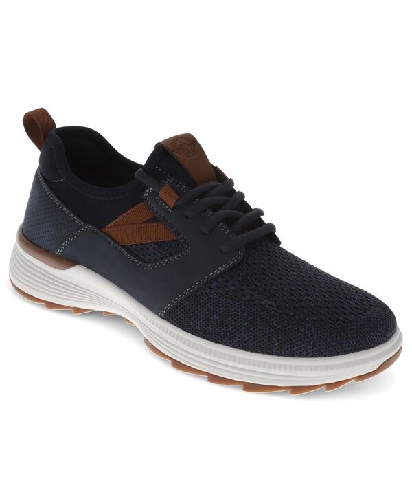 ドッカーズ メンズ シューズ スニーカー レース Dockers Men's Adan Athleisure Lace-Up Sneakers Navy/ Tan ネイビー