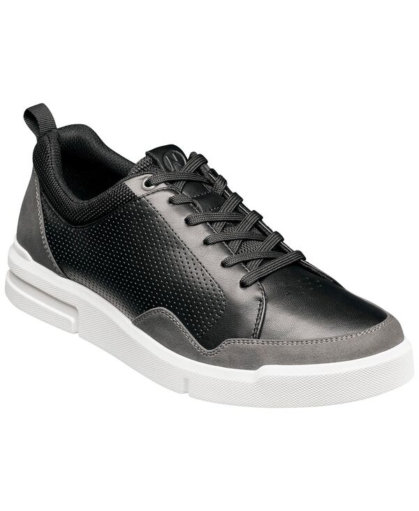 ノンブッシュ メンズ シューズ スニーカー レース Nunn Bush Men's Kore City Rally Moc-Toe Lace-Up Sneakers Black Multi ブラック