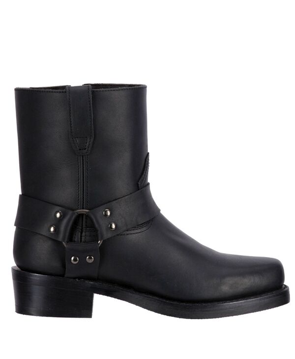 ディンゴ メンズ シューズ ブーツ・レインブーツ レザー Dingo Men's Rev Up Leather Harness Boot Black ブラック