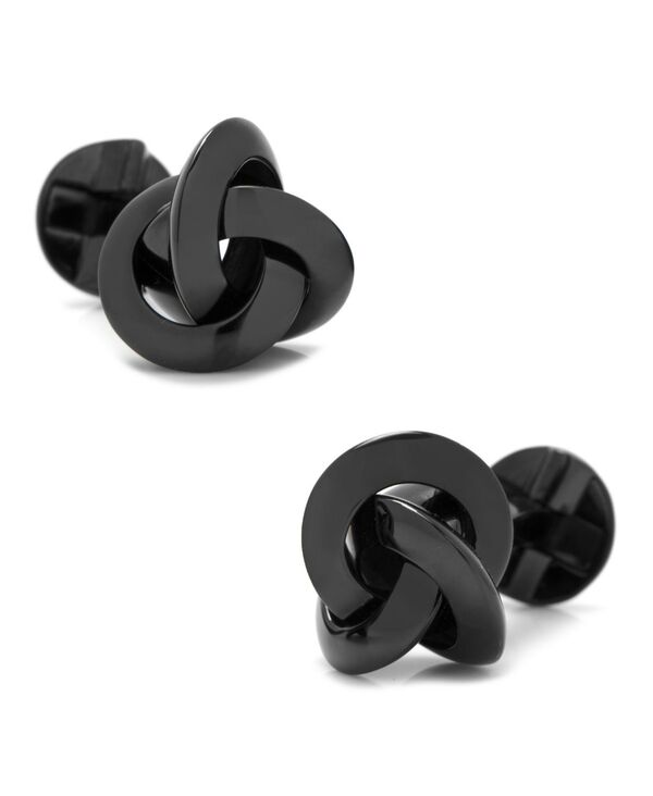 カフリンクス メンズ アクセサリー カフスボタン Cufflinks Inc. Sterling Knot Cufflinks Black ブラック