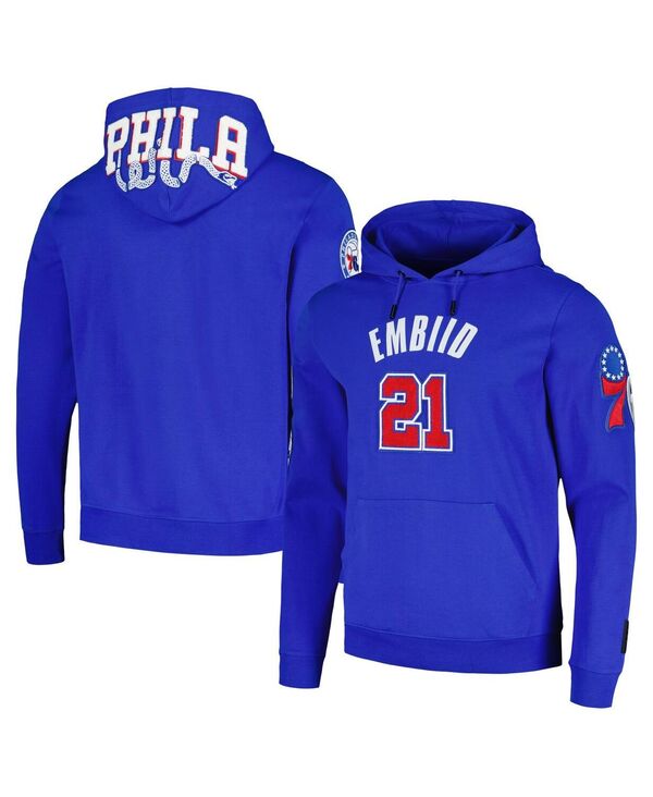 労働者階級標準尺度 メンズ アウター パーカー・スウェット Pro Standard Men\u0027s Joel Embiid Royal Philadelphia 76ers Player Pullover Hoodie Royal