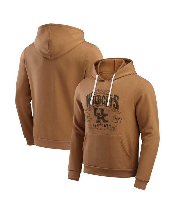 ファナティクス メンズ アウター パーカー・スウェット フリース Fanatics Men's Tan Kentucky Wildcats Camp Fleece Tri-Blend Pullover Hoodie Tan タン