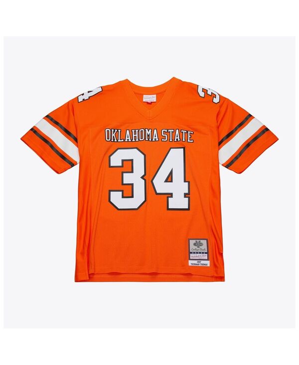 ミッチェル&ネス メンズ トップス シャツ ジャージー Mitchell & Ness Men's Thurman Thomas Orange Oklahoma State Cowboys 1987 Replica Jersey Orange オレンジ|ReVida 店