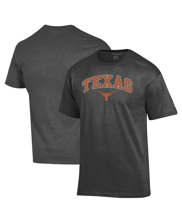 チャンピオン メンズ トップス Tシャツ ロゴ Champion Men's Charcoal Texas Longhorns Arch Over Logo T-Shirt Charcoal チャコール 7,485円