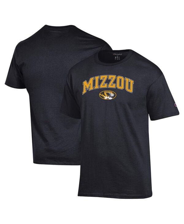 チャンピオン メンズ トップス Tシャツ ロゴ Champion Men's Black Missouri Tigers Arched Logo T-Shirt Black ブラック