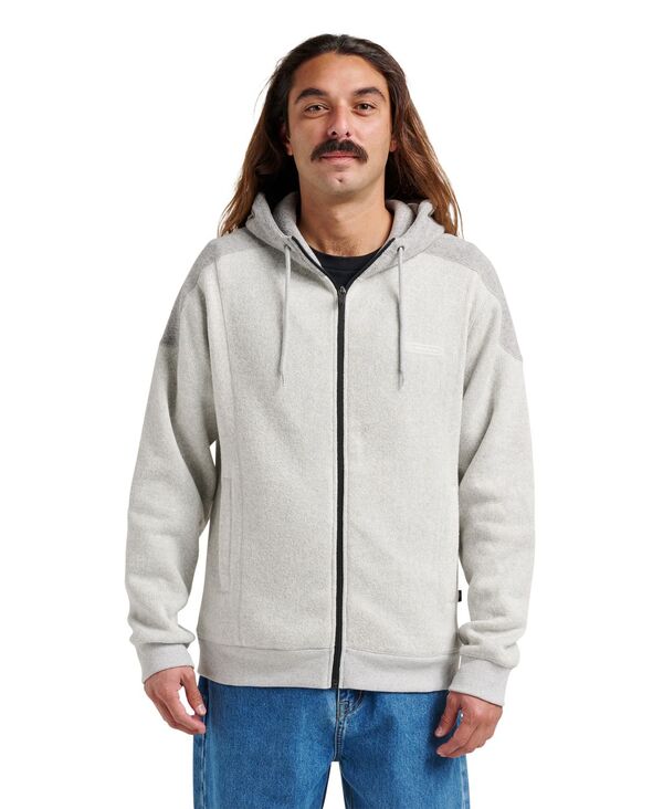 クイックシルバー メンズ アウター パーカー・スウェット Quiksilver Men's Keller Front-Zip Regular-Fit Hoodie Light Gray Heather グレー 16,436円