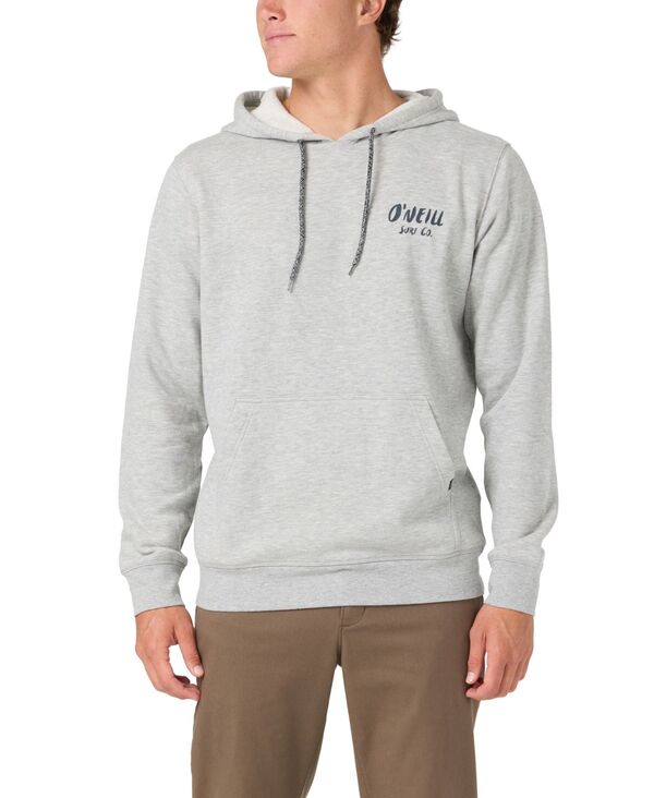 オニール メンズ アウター パーカー・スウェット プリント 長袖 グラフィック O'Neill Men's Vista Solid Screen Print Long-Sleeve Graphic Hoodie Gray グレー|ReVida 店