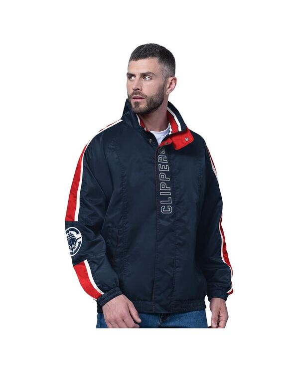 スターター メンズ アウター ジャケット・ブルゾン Starter Men's Navy LA Clippers Freestyle Lightweight Full-Zip Jacket Navy ネイビー