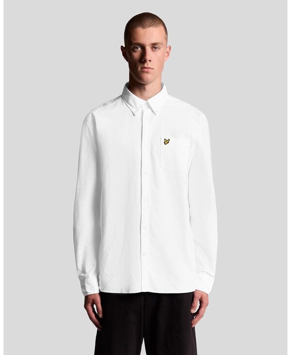 ライルアンドスコット メンズ トップス シャツ オックスフォード Lyle & Scott Men's Plain Oxford Shirt White ホワイト 27,860円