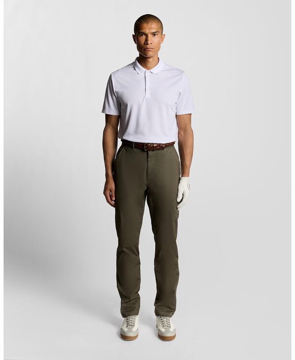 ライルアンドスコット メンズ ボトムス カジュアルパンツ Lyle & Scott Men's Course Stretchino Pants Cactus green グリーン|ReVida 店