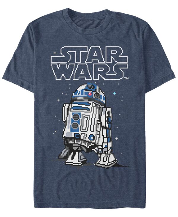 フィフスサン メンズ トップス Tシャツ Fifth Sun Star Wars Men's Classic Winter2-D2 Short Sleeve T-Shirt Navy Heather ヘザー