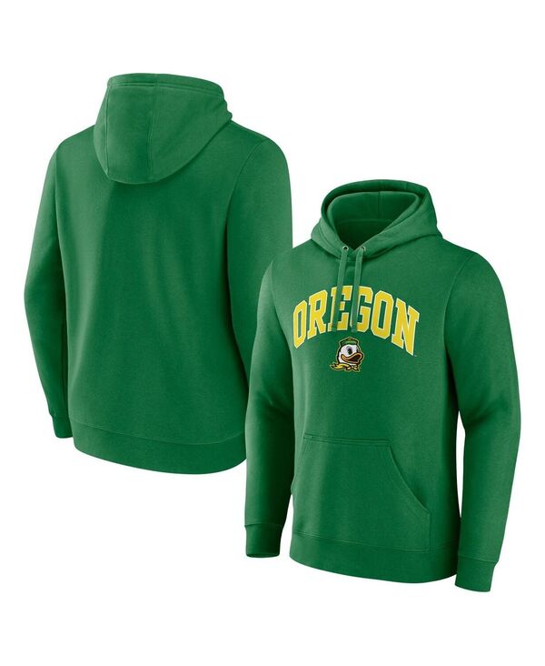 ファナティクス メンズ アウター パーカー・スウェット ロゴ Fanatics Men's Green Oregon Ducks Arched Logo Pullover Hoodie Green グリーン
